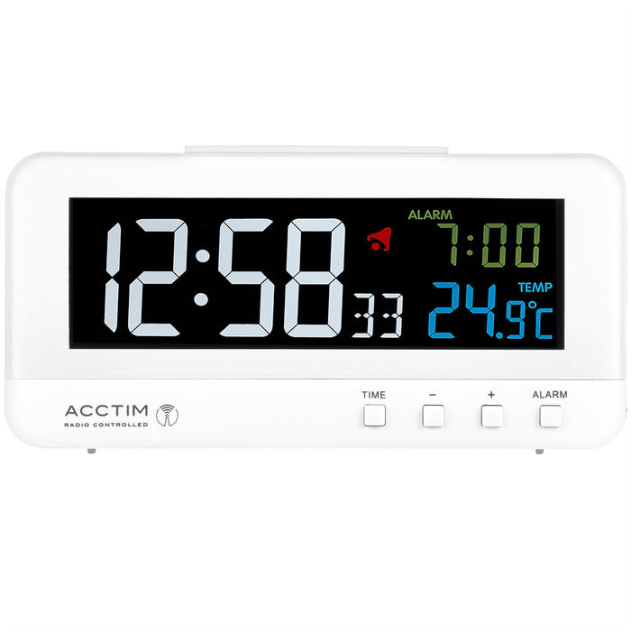 Acctim Rialto Radio Controlled Digital Alarm Clock