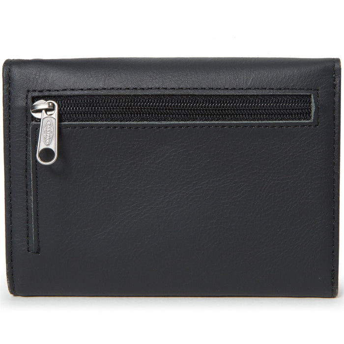 Eastpak Crew Black Ink Leather Wallet
