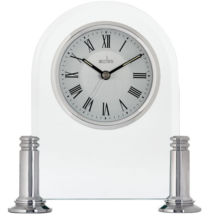 Acctim Bewdley Mantel Clock in Silver