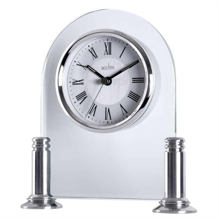 Acctim Bewdley Mantel Clock in Silver
