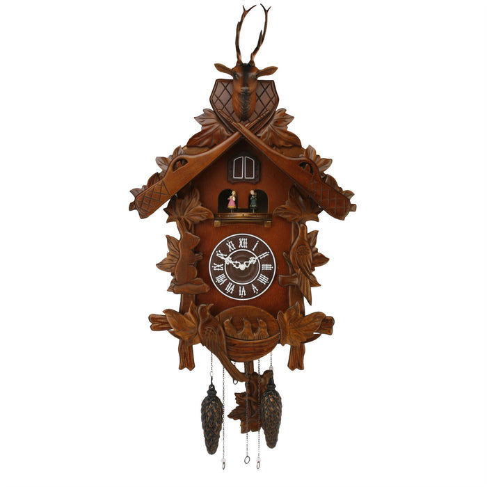 Wm.Widdop Carousel Stag Extra Large Cuckoo Clock
