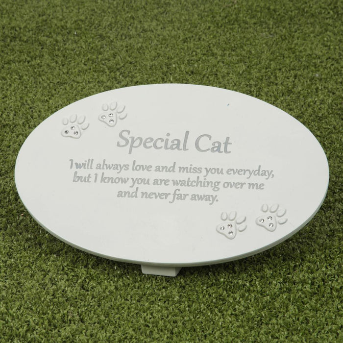 Thoughts of You Stone Look Resin Memorial Plaque Including Pet