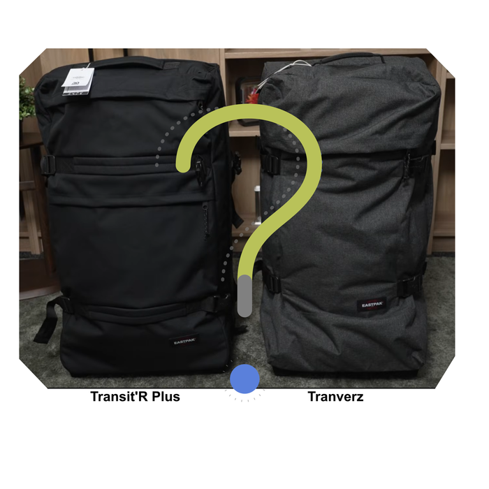 Eastpak Tranverz vs Transit'R Plus, what are the differences?