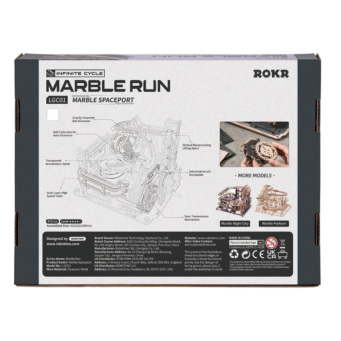 Robotime ROKR Self-Build 3D Marble Run Kit