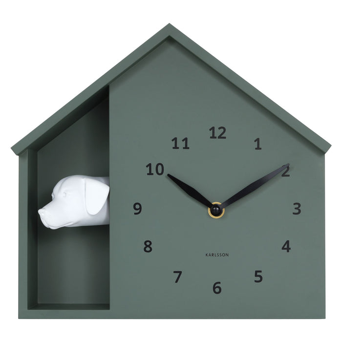 Karlsson Modern Peeking Doggy Wall Clock