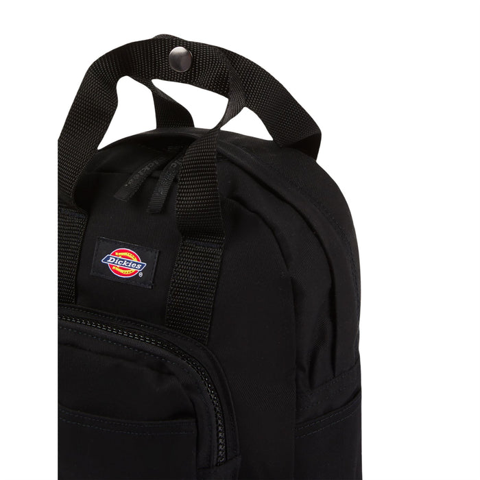 dickies mini black backpack DUCK CANVAS two front zip pockets Dickies Lisbon Mini Backpack Bag