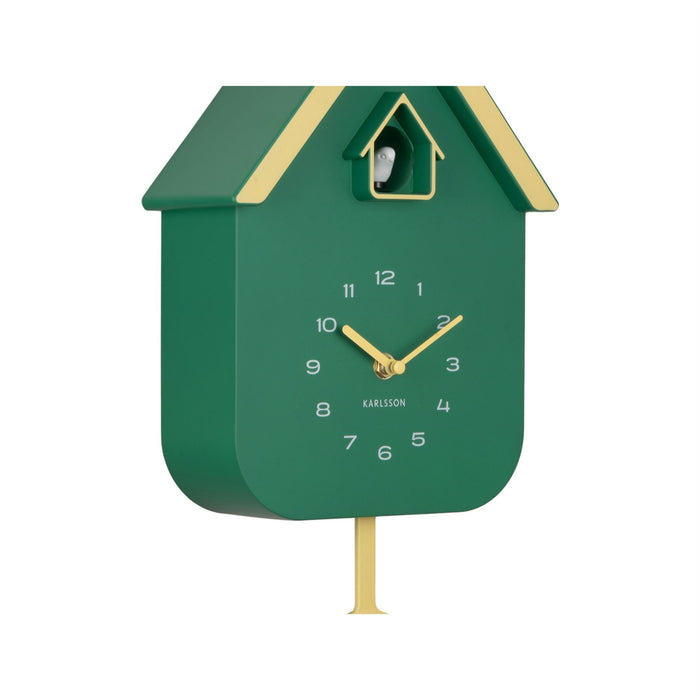 Karlsson Dupla Two Tone Colour Cuckoo Wall Clock