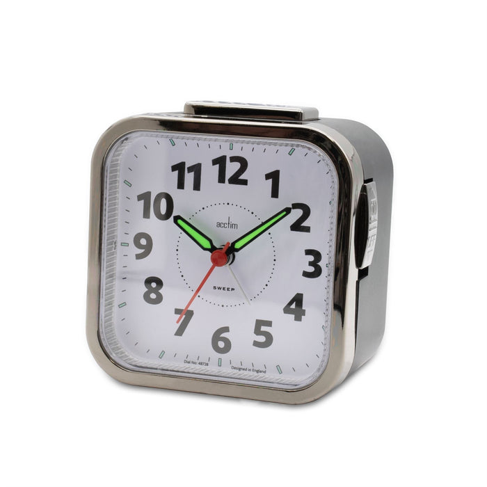 Acctim Otis Square Faced Analogue Alarm Clock