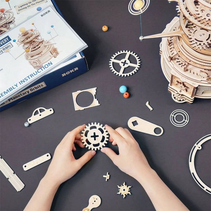 Robotime ROKR Mechanical Orrery Solar System Building Kit