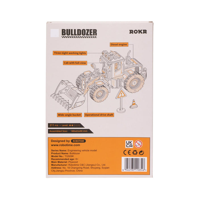 Robotime ROKR Self Build 3D Model Kit - Construction Vehicles