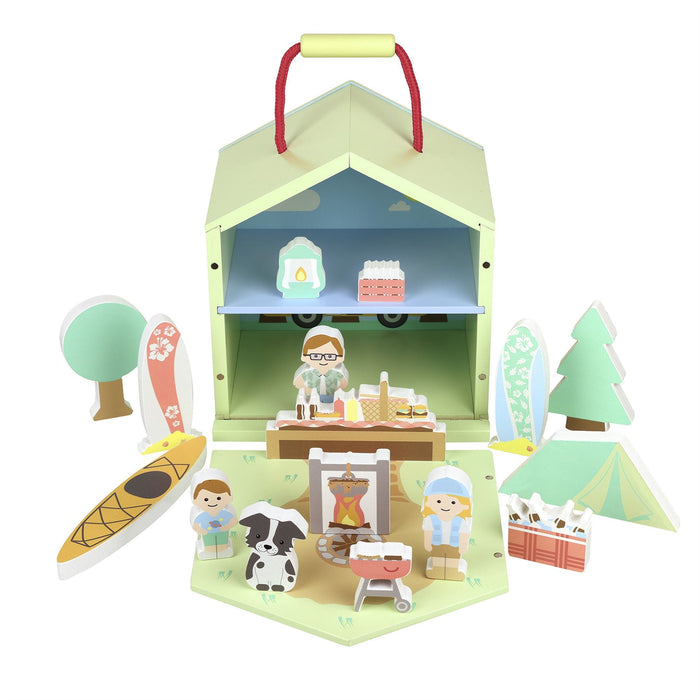 Orange Tree Toys Camping Wooden Play Set