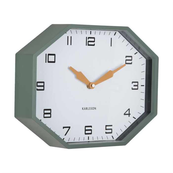 Karlsson Modern Factory Octagon Wall Clock