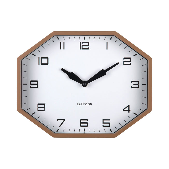 Karlsson Modern Factory Octagon Wall Clock