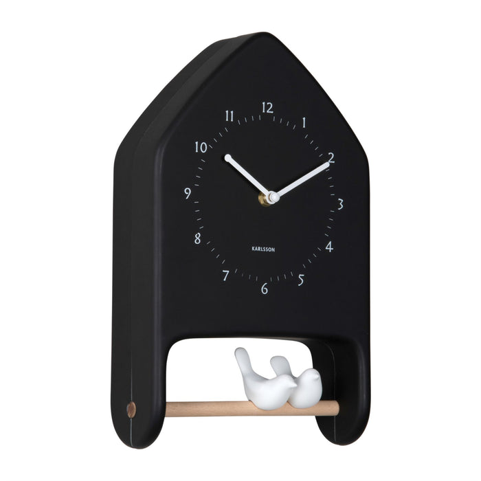 Karlsson Wall Clock Singing Love Birds