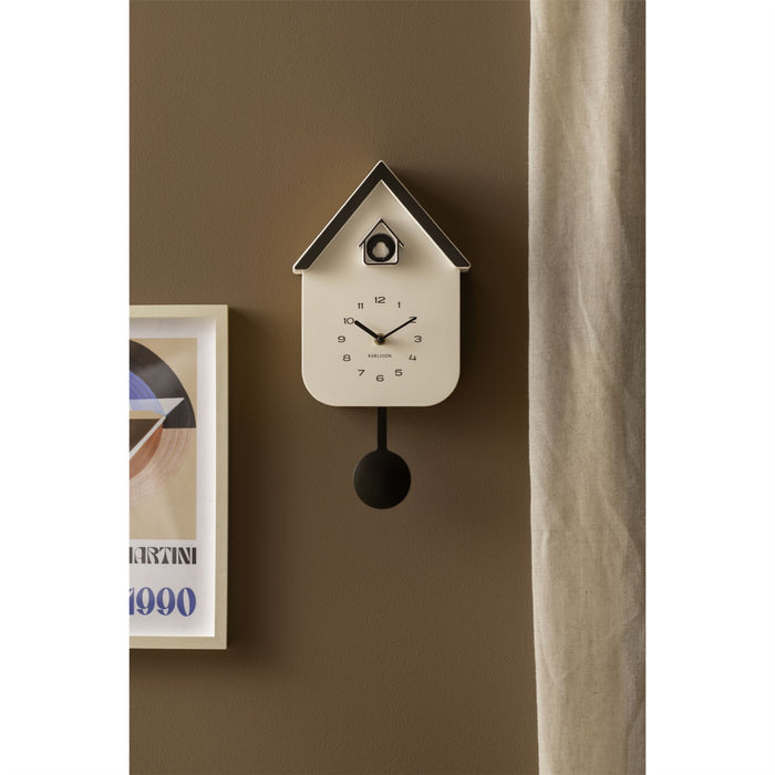 Karlsson Dupla Two Tone Colour Cuckoo Wall Clock