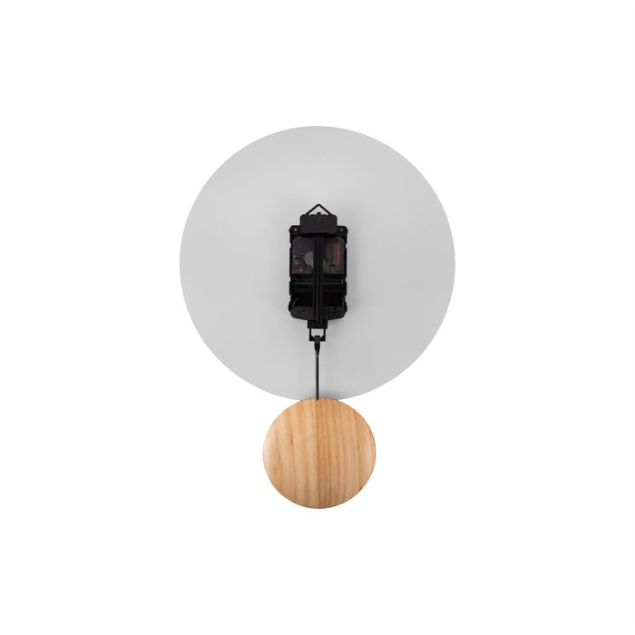 Karlsson Arlo Wooden  Pendulum 30cm Wall Clock