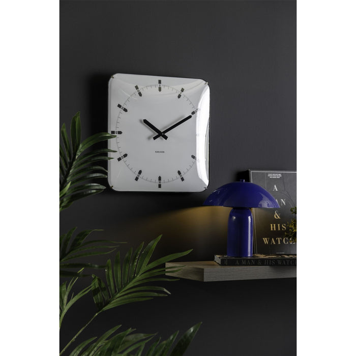 Karlsson Sucinto Dome Square Wall Clock
