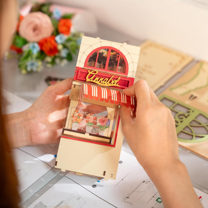 Robotime Rolife Self-Build Book Nook Building Kit