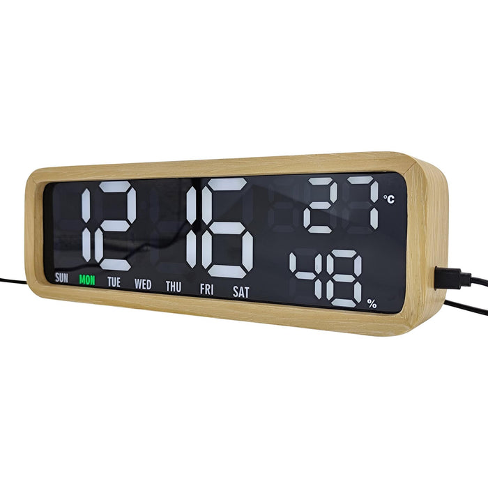Karlsson Madera Digital Alarm Clock