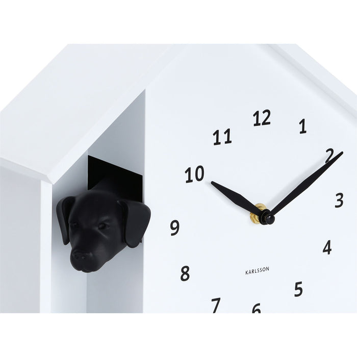 Karlsson Modern Peeking Doggy Wall Clock
