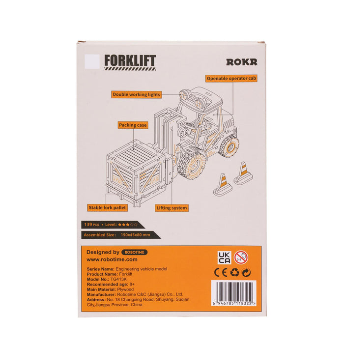 Robotime ROKR Self Build 3D Model Kit - Construction Vehicles
