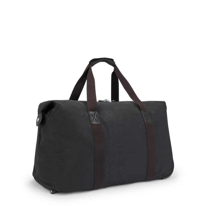 Kipling Art On Wheels Black Noir Rolling Holdall