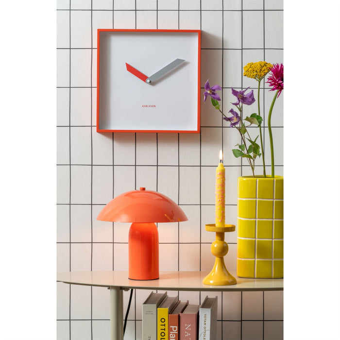 Karlsson Silent Cool Retro Cuadrado Wall Clock