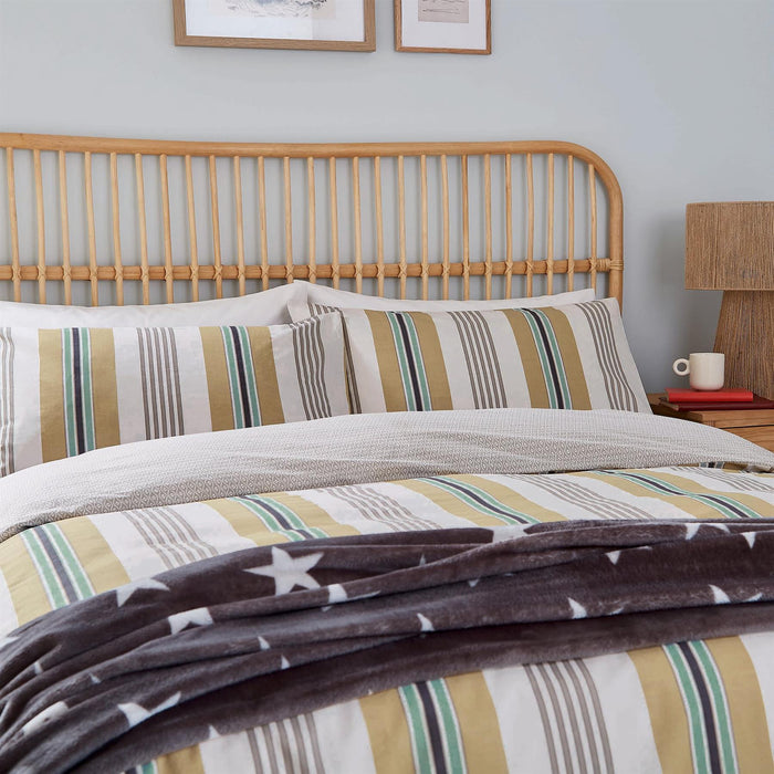 Helena Springfield Long Island Huntington Stripe Duvet & Pillowcase Set