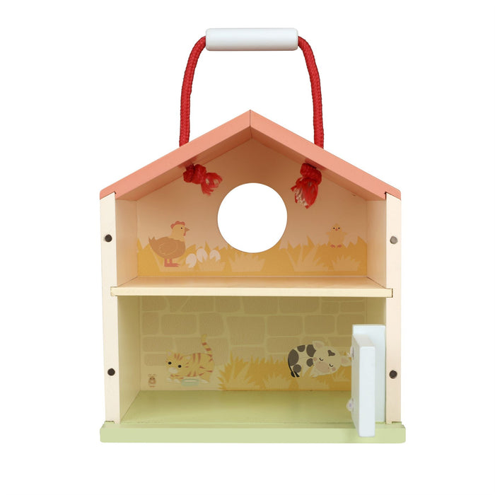 Orange Tree Toys Farmyard Wooden Play Set