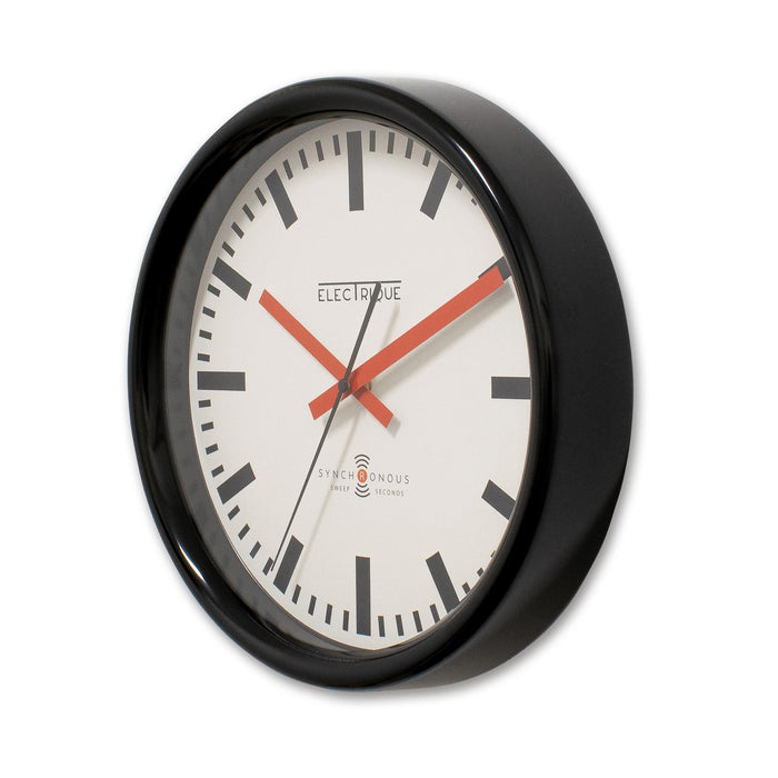 Lascelles Silent Sweep Station Wall Clock