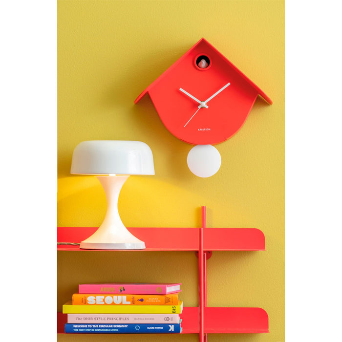 Karlsson Wall Clock Cool Retro Cuckoo