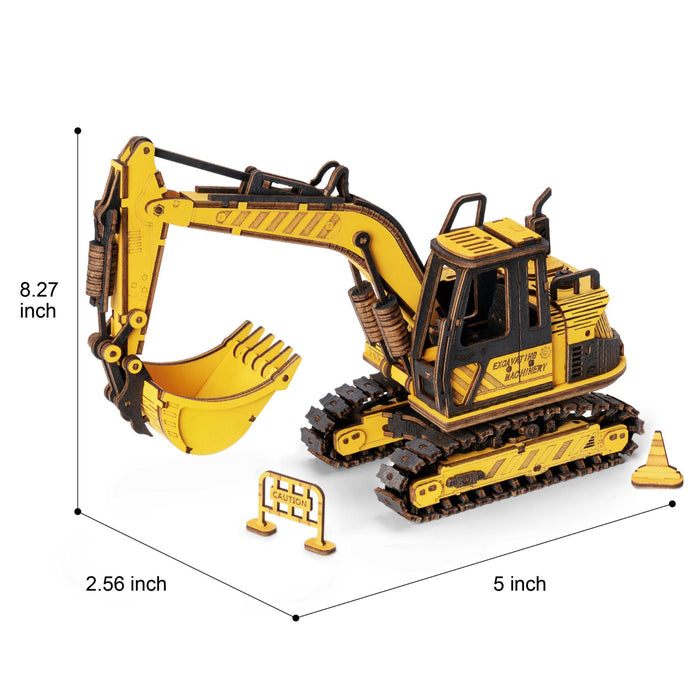 Robotime ROKR Self Build 3D Model Kit - Construction Vehicles