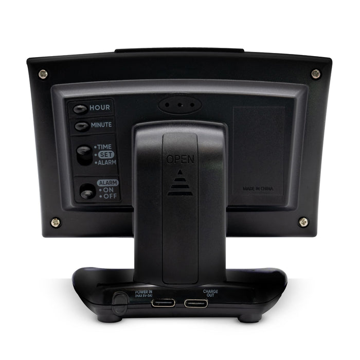 Acctim Jenson Black Digital Alarm Clock