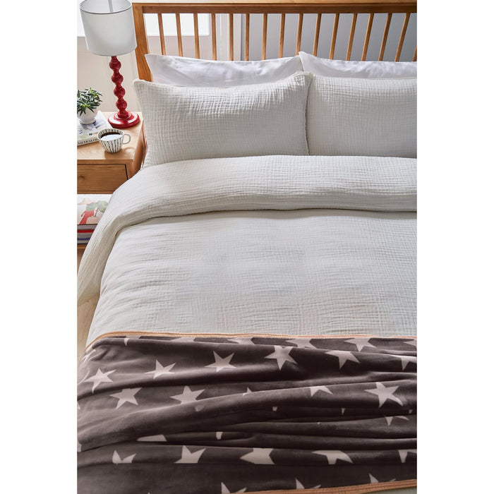 Helena Springfield Long Island Muslin Duvet & Pillowcase Set