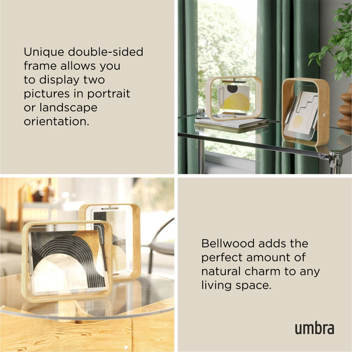 Umbra Bellwood Curved Double Sided Picture Frame