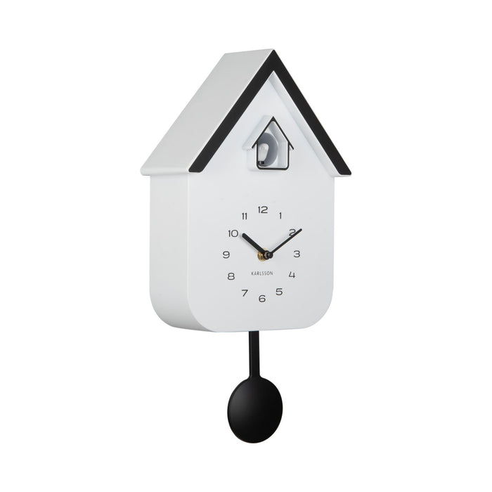 Karlsson Dupla Two Tone Colour Cuckoo Wall Clock