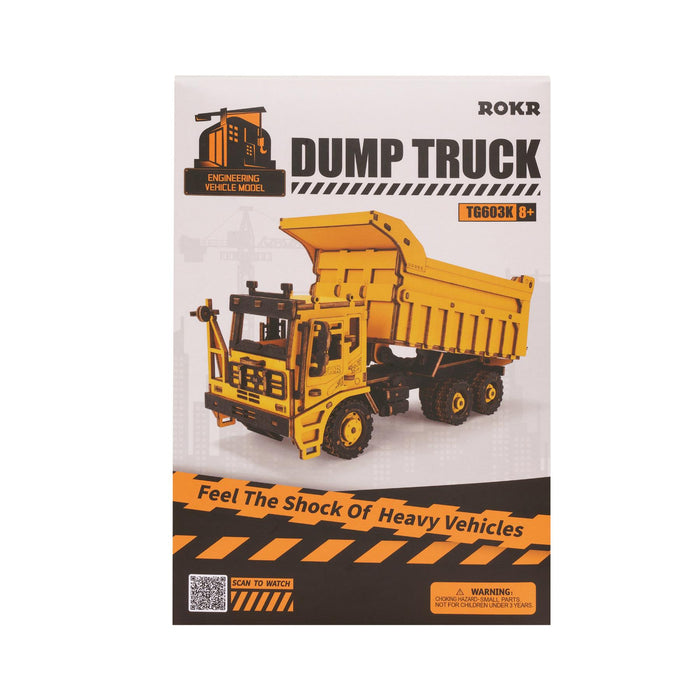 Robotime ROKR Self Build 3D Model Kit - Construction Vehicles