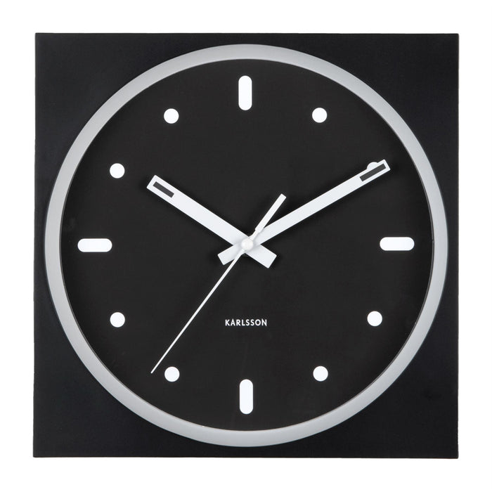 Karlsson Sweep Movement Incesante Square Wall Clock