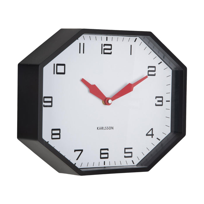 Karlsson Modern Factory Octagon Wall Clock