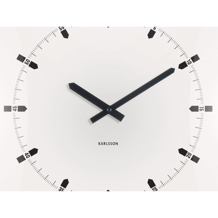 Karlsson Sucinto Dome Square Wall Clock