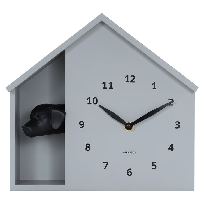 Karlsson Modern Peeking Doggy Wall Clock
