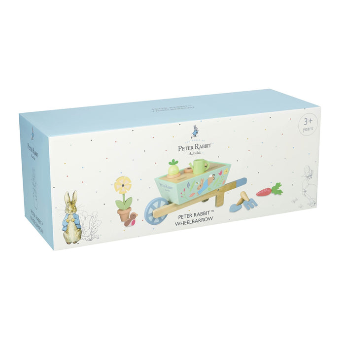 Orange Tree Toys Peter Rabbit Wooden Wheelbarrow Playset
