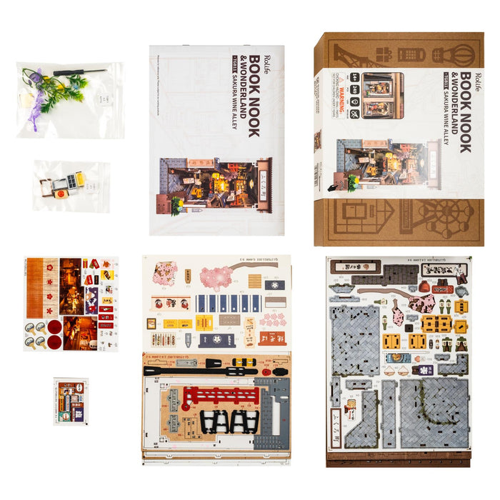 Robotime Rolife Self-Build Book Nook Building Kit