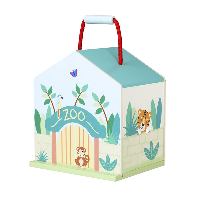 Orange Tree Toys Zoo Wooden Play Set