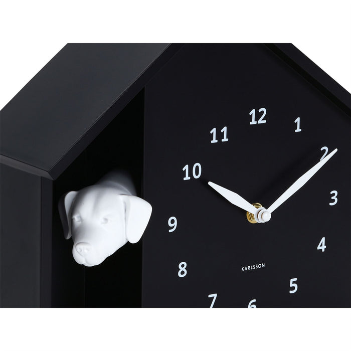Karlsson Modern Peeking Doggy Wall Clock
