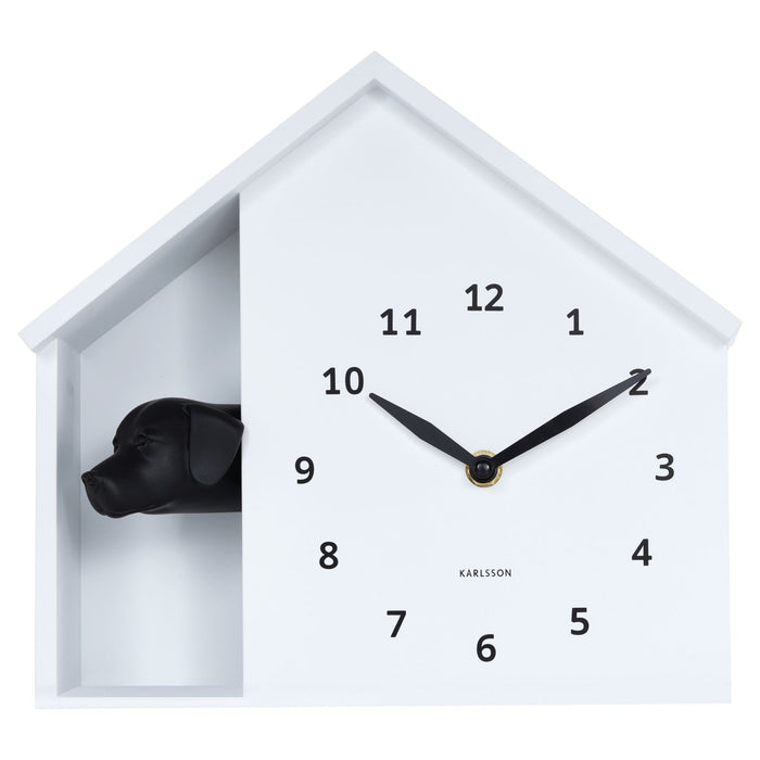 Karlsson Modern Peeking Doggy Wall Clock