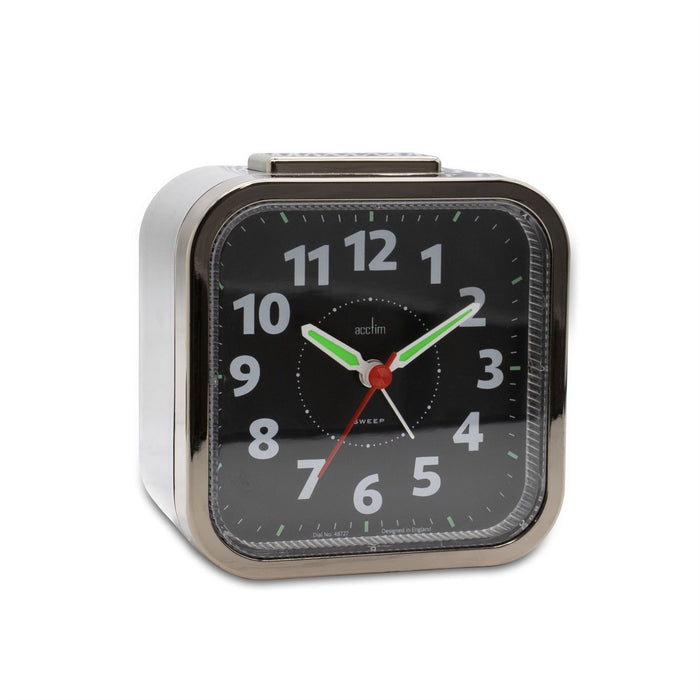 Acctim Otis Square Faced Analogue Alarm Clock