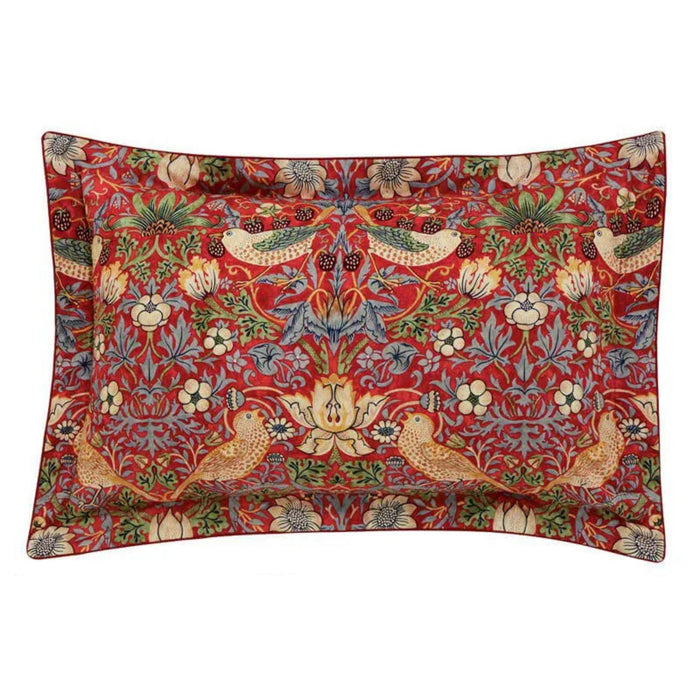 Morris & Co Strawberry Thief Duvet & Pillowcase Set