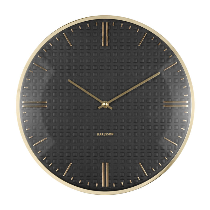 Karlsson Sweep Movement Riqueza Round Wall Clock