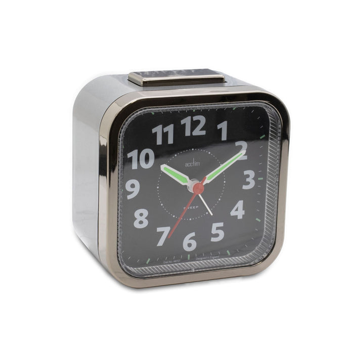 Acctim Otis Square Faced Analogue Alarm Clock
